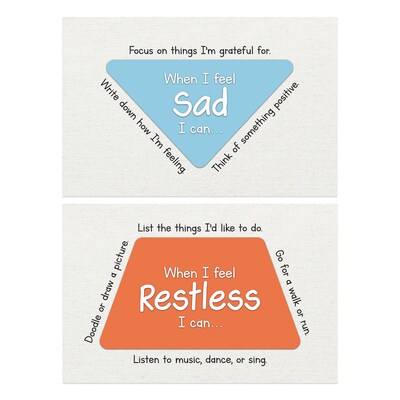 North Star Teacher Resources 11" x 17" SEL: Managing Emotions Bulletin Board Set, 8/Set (NST3508)