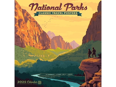 2025 Willow Creek National Parks 7" x 7" Monthly Wall Calendar (45886)