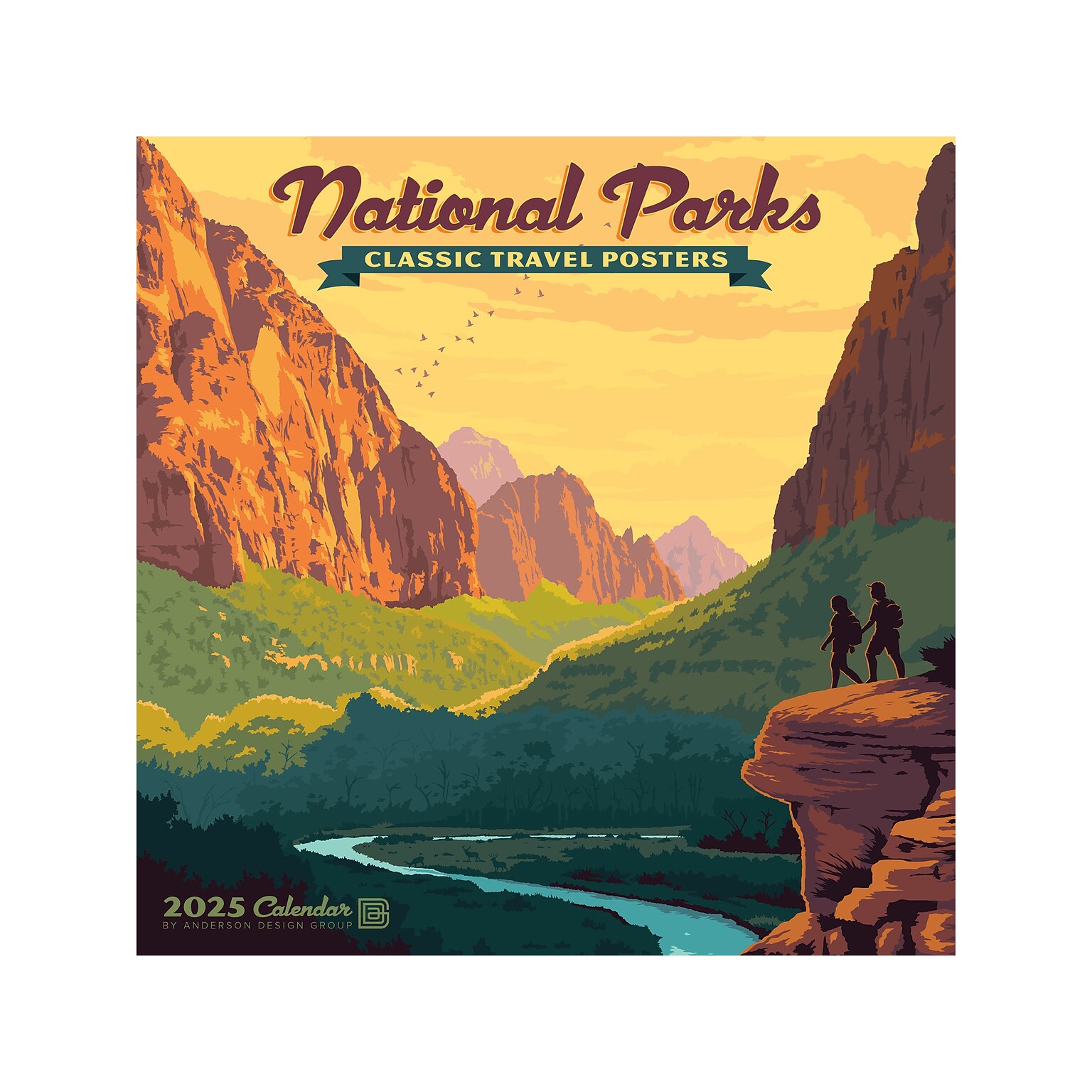 2025 Willow Creek National Parks 7 x 7 Monthly Wall Calendar (45886)