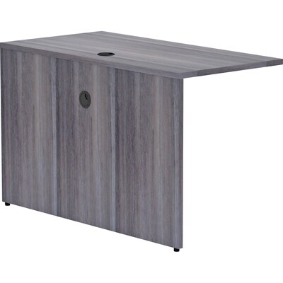 Lorell Essentials 30H x 71W Desk Bridge, Charcoal (LLR69556)