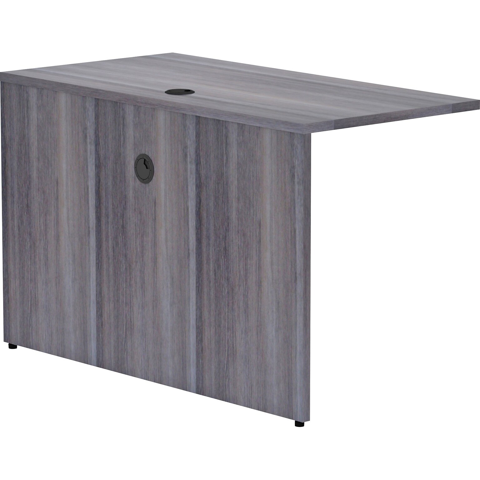 Lorell Essentials 30H x 71W Desk Bridge, Charcoal (LLR69556)