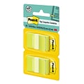 Post-it® Flags, 1 Wide, Green, 100 Flags/Pack (680-BG2)