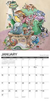 2027 Willow Creek Paws & Claws by Gary Patterson 12" x 12" Monthly Wall Calendar, Assorted Colors (61756)