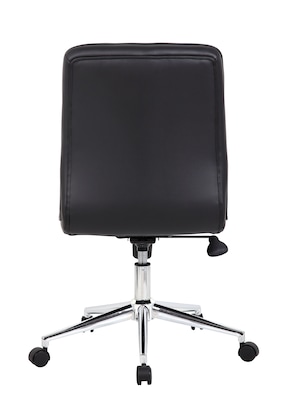 Boss Millennial Modern Faux Leather Computer and Desk Chair, Black (B330-BK)