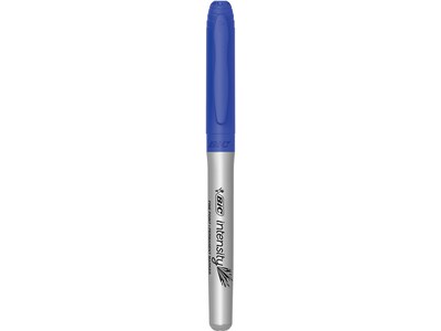 BIC Intensity Permanent Markers, Fine Tip, Assorted Colors, 12/Pack (GPMAP12N-AST)