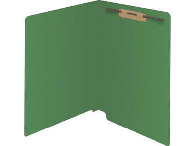 Medical Arts Press Reinforced End Tab File Folder, Straight Cut, Letter-Size, Green, 50/Box (S-01601-GRN)