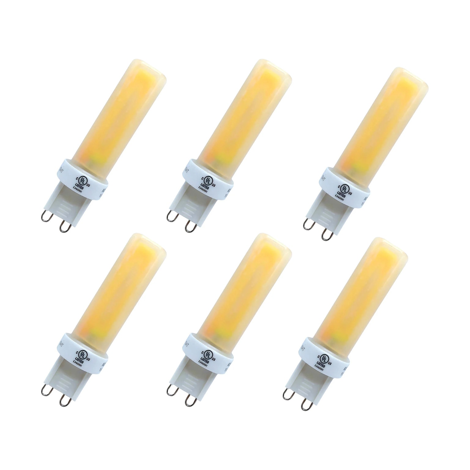Viribright 3.2-Watt Daylight LED Cube Stick Bulb, 6/Box (751839-6)