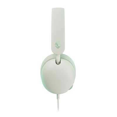 Skullcandy Grom Children's Over-Ear Headphones with Microphone, Bone Seafoam (S6KAY-R952)