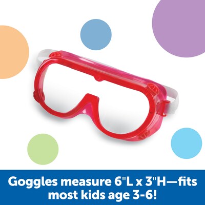 Learning Resources Colored Safety Goggles, Set of 6 (LER2449)