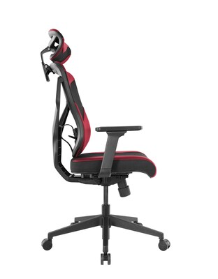 Tempur-Pedic Blaze Fabric Gaming Chair, Black/Red (TP-BLAZE-RED)