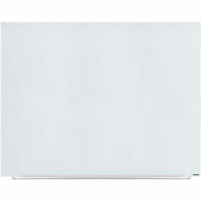 Lorell Magnetic Glass Dry-Erase Whiteboard, 4' x 3' (LLR52508)