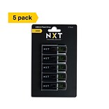 NXT Technologies™ 16GB USB 2.0 Type-A Flash Drive, Black, 5/Pack (NX61134)