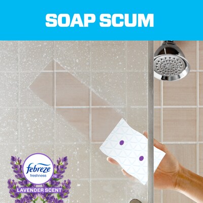 Mr. Clean Magic Eraser Bath White Scouring Pad, Lavender Scent, 4/Pack (51099)