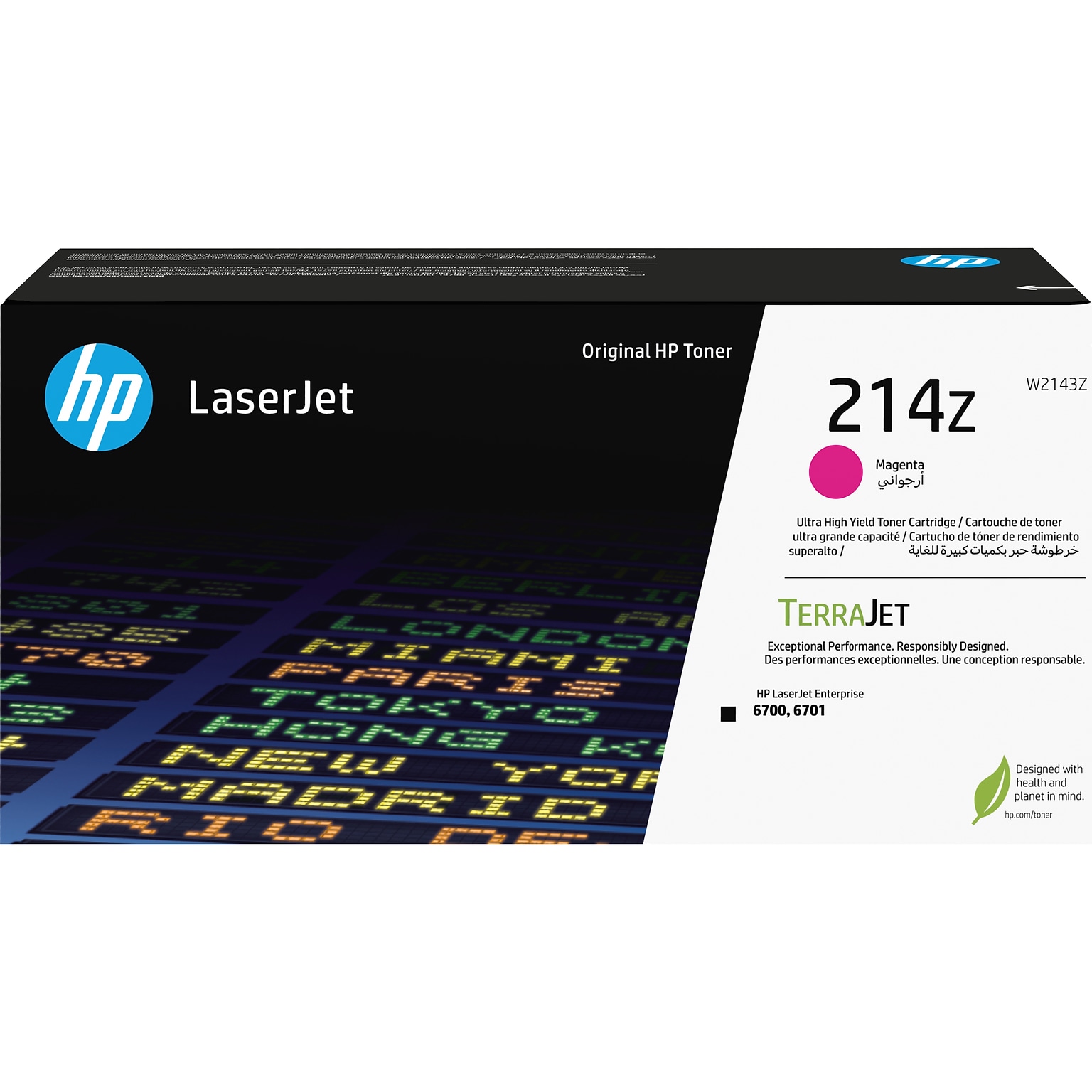 HP 214Z Magenta Ultra High Yield Toner Cartridge  (W2143Z)