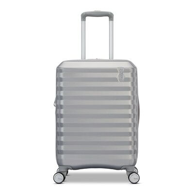 American Tourister Color Vault 24.0 Hardside Suitcase, 4-Wheeled Spinner, Silver (153951-1776)