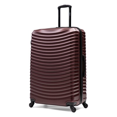DUKAP Adly 33.27 Hardside Suitcase, 4-Wheeled Spinner, TSA Checkpoint Friendly, Wine (DKADL00XL-WIN)
