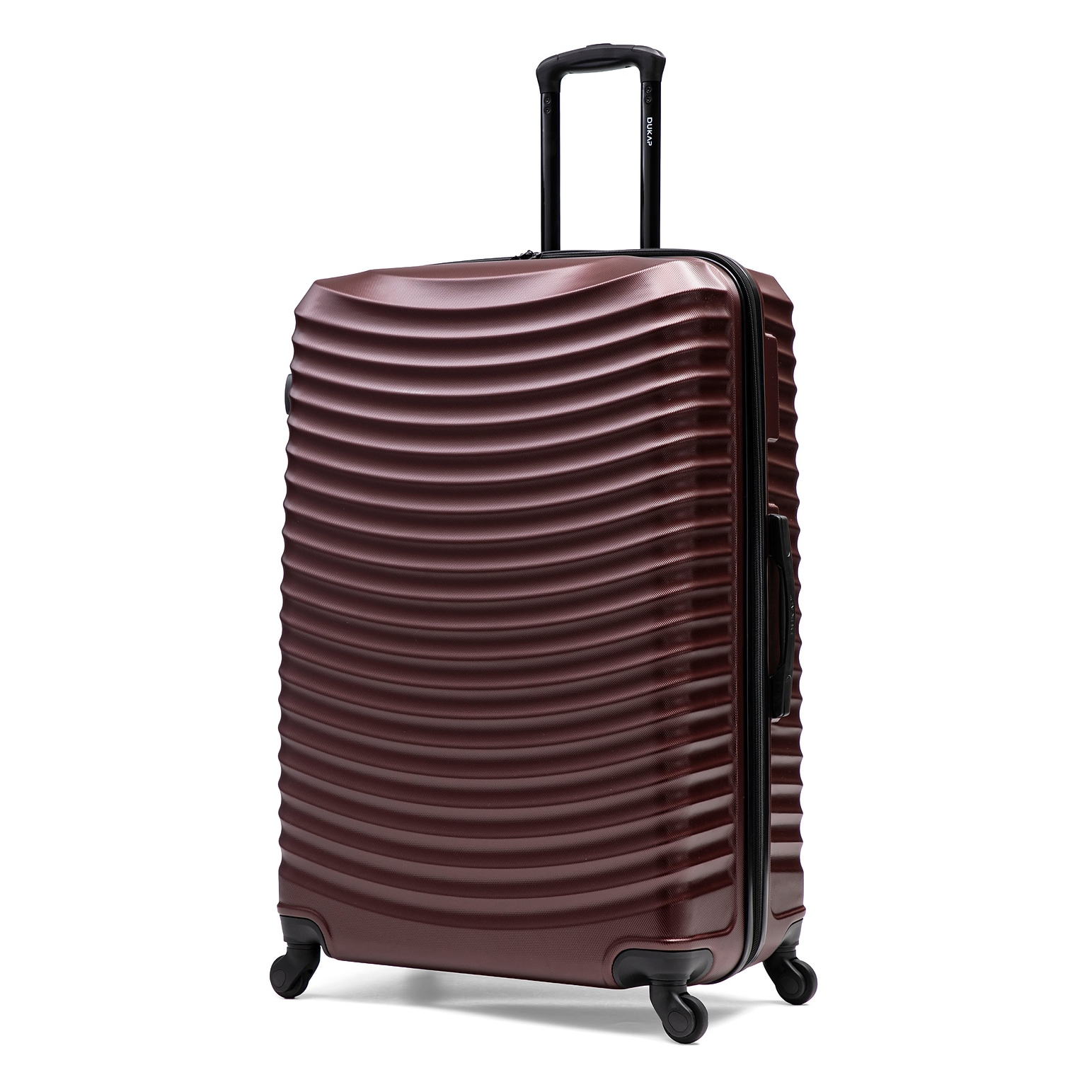 DUKAP Adly 33.27 Hardside Suitcase, 4-Wheeled Spinner, TSA Checkpoint Friendly, Wine (DKADL00XL-WIN)