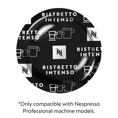 Nespresso Ristretto Intenso Coffee Nespresso Professional Capsules, Espresso Roast, 50/Box (8899.84)