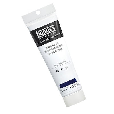 Liquitex Professional Heavy Body Acrylic Paint Tube, Prussian Blue Hue, 138 mL (LIQ4417320)