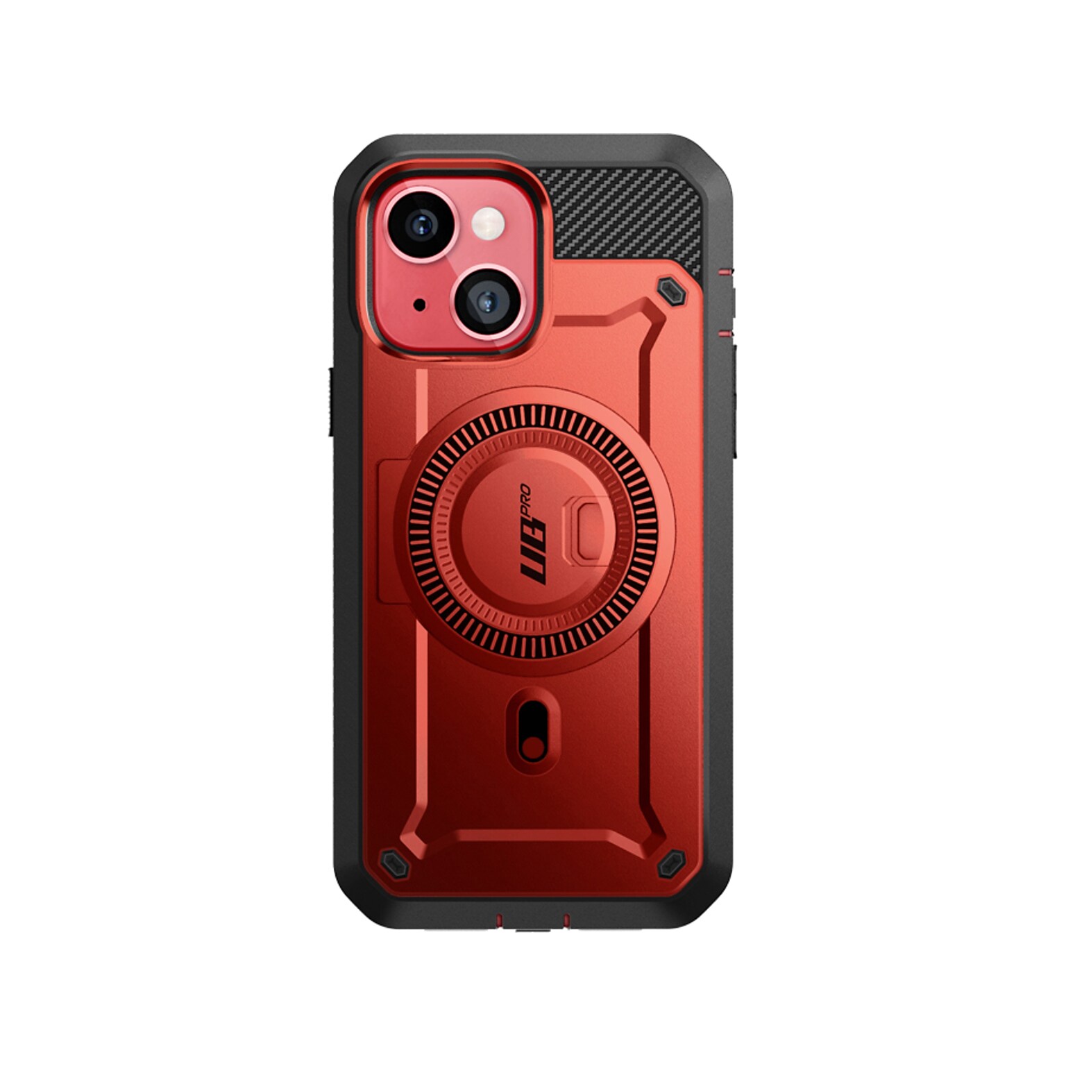 SupCase Unicorn Beetle PRO MAG Rugged Case for iPhone 15, Metallic Red (SUP-iPhone2023-6.1-MagPro-SP-Ruddy)