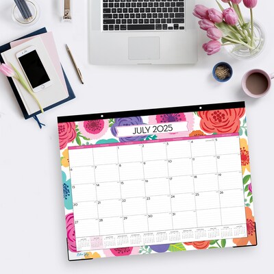 2025-2026 Blue Sky Mahalo 22" x 17" Academic Monthly Desk Calendar (100157-A26)
