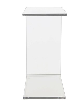 Designstyles Luxurious Acrylic C-Shaped Table, Clear (DST-ACST)