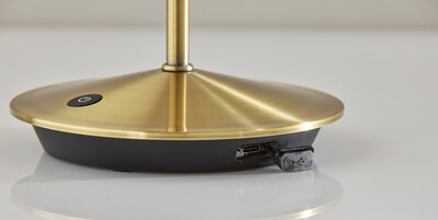 Adesso Andy LED Table Lamp, Antique Brass (4074-21)