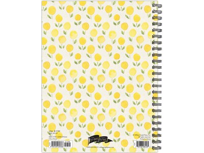 2024 Willow Creek Citrus Grove 6.5 x 8.5 Weekly & Monthly Planner, Yellow/Green (39366)