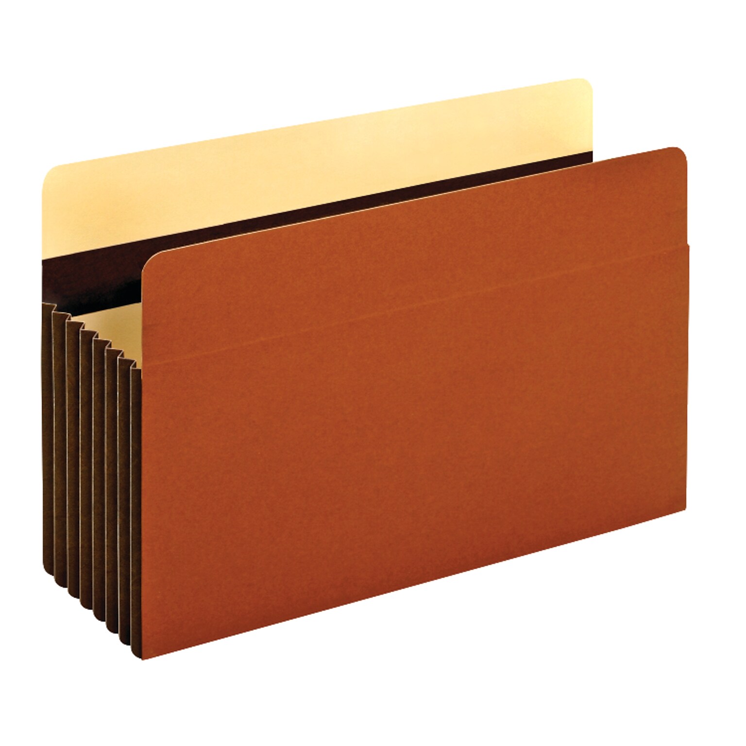 Pendaflex Reinforced File Pocket, 7 Expansion, Legal Size, Redrope, 5/Box (GLW15446HD)