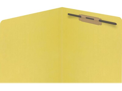 Medical Arts Press Reinforced End Tab File Folder, Straight Cut, Letter-Size, Yellow, 50/Box (S-01601-YLW)