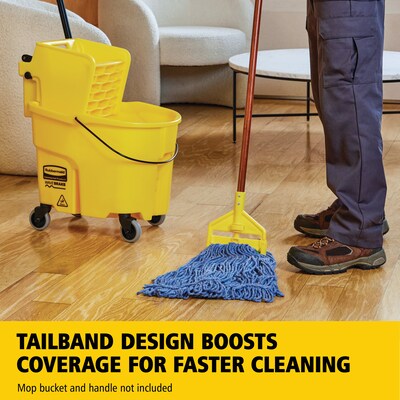 Rubbermaid Super Stitch Mop Head, Tailband (FGD21306BL00)