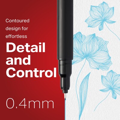 Sharpie Felt Pen, Fine Point, 0.4 mm, Blue Ink, Dozen (1742664)