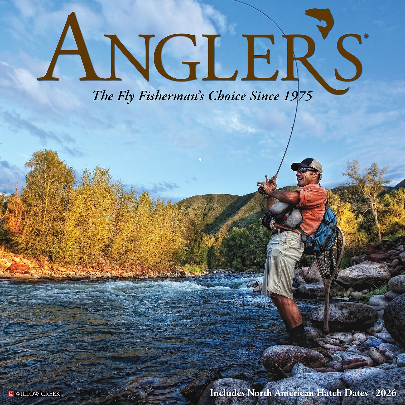2026 Willow Creek Anglers 12 x 12 Monthly Wall Calendar (49860)