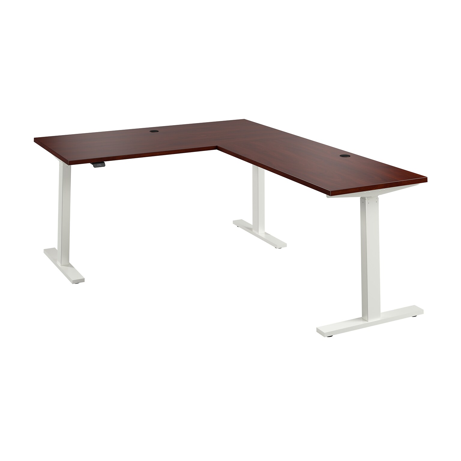 Bush Business Furniture Move 60 Series 60W L Shaped Adjustable Standing Desk, Hansen Cherry (M6SL6078HCWK)