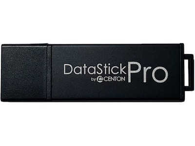 Centon DataStick Pro 256GB USB 3.0 Type-A Flash Drive, Black, 5/Pack (S1-U3P6-256G-5B)