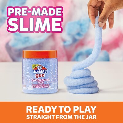 Elmer's Gue Premade Slime Variety Pack, Assorted Colors, 4/Pack (2152005)