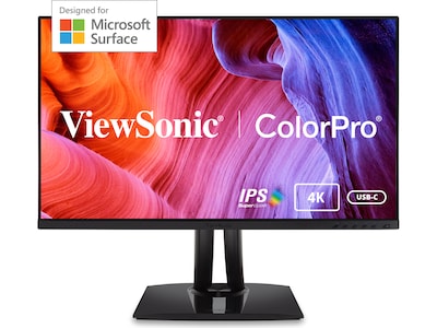 UPC 766907024227 product image for ViewSonic ColorPro 27 4K Ultra HD LED Monitor, Black (VP275-4K) | Quill | upcitemdb.com