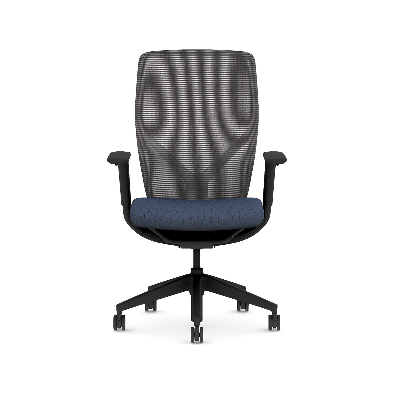 HON Flexion Fabric/Mesh Task Chair, Black/Navy (HFXT1.F0.STC.A.H.IM.APX13.NL.SB.T)