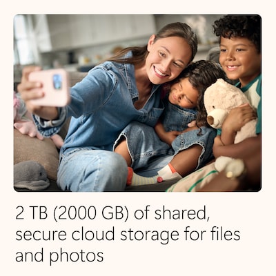 Microsoft 365 Family 12-Month Subscription, 6 Users, Windows/Mac/Android/iOS, Download (EP2-32280)