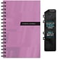Global Printed Products 8.5” x 5.5” Workout Fitness Journal, Purple (GPP-0078-Q)