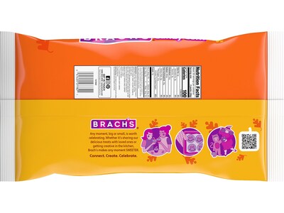 Brachs Classic Candy Corn Chewy Candy, 30 oz., 60 Pouches/Bag (07782)