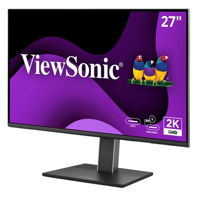 ViewSonic Ergonomic 27 1440p 100Hz FHD LCD Monitor, Black (VG2758-2K)