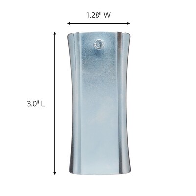 Command Large  Hanger w/ Stabilizer Strips, 5 lb., Silver (17047-ES)