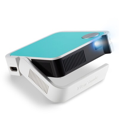 ViewSonic Portable M1 Mini Plus Pico (Handheld) DLP Projector, Black/Blue/White