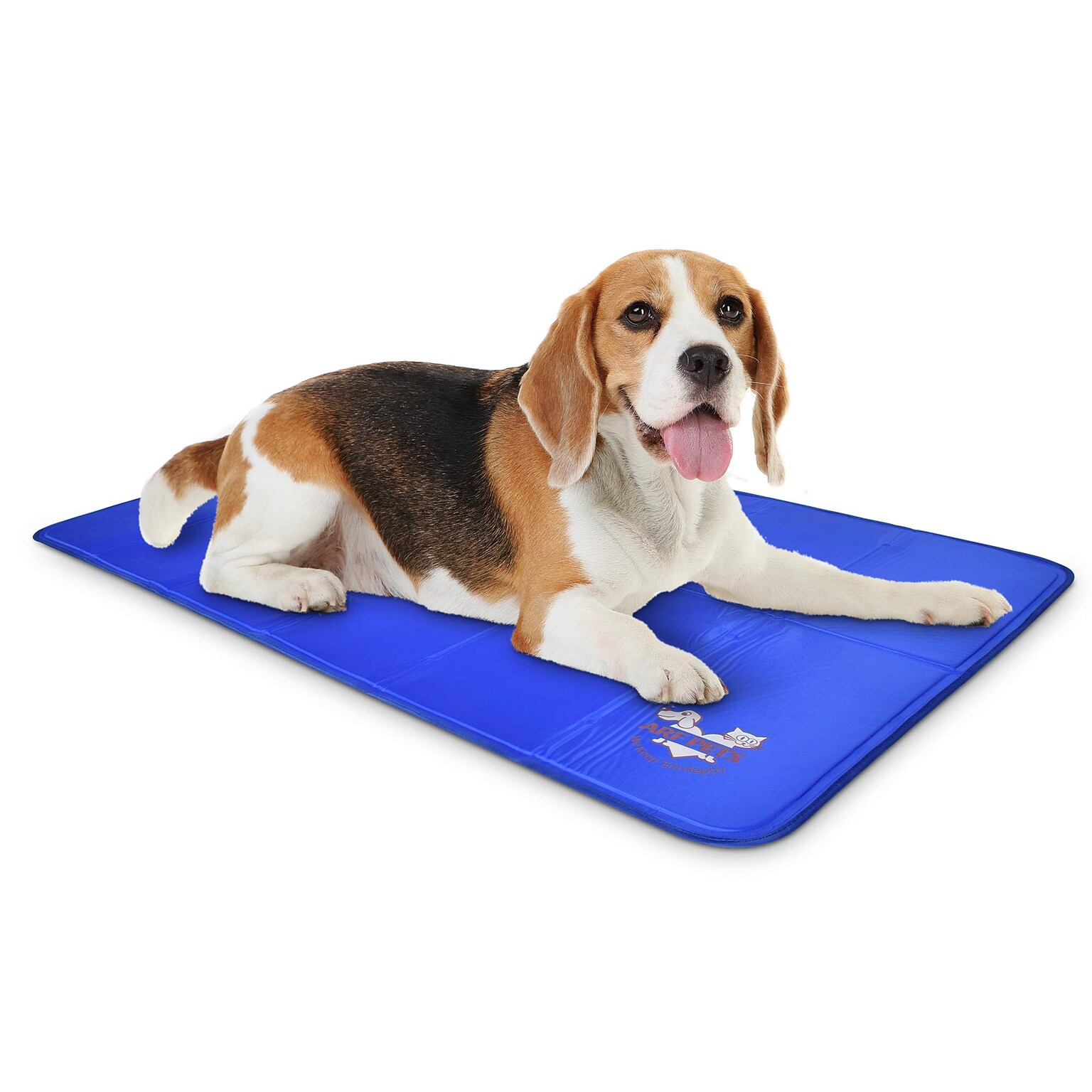 Arf Pets Non-Toxic Gel Dog Cooling Bed Mat for Kennels, 27 x 43, Blue (APCLPD0127)