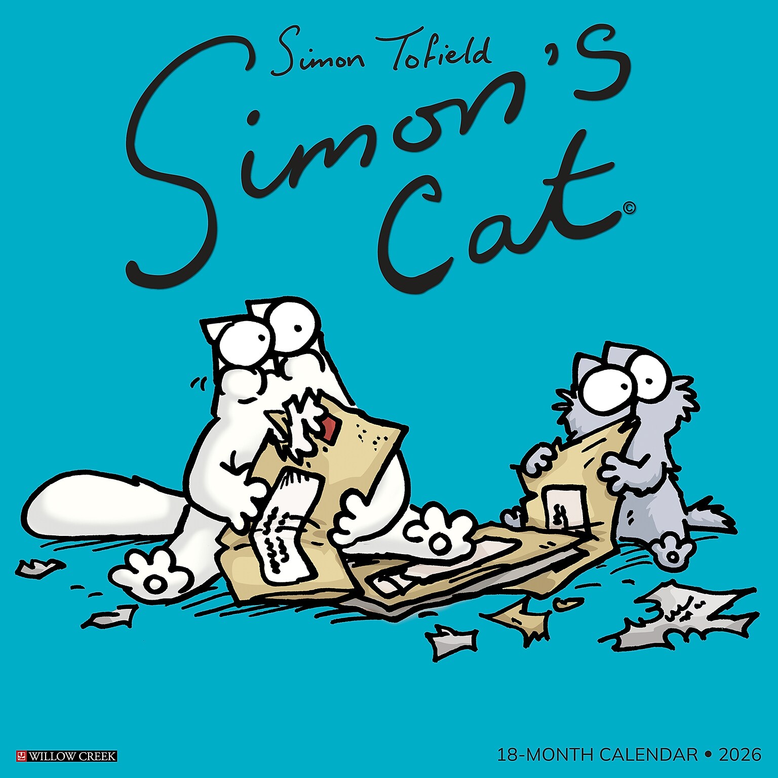 2026 Willow Creek Simons Cat 12 x 12 Monthly Wall Calendar (52808)