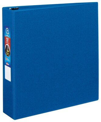 Avery Heavy Duty 2 3-Ring Non-View Binders, One Touch EZD Ring, Blue (79882)