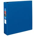 Avery Heavy Duty 2 3-Ring Non-View Binders, One Touch EZD Ring, Blue (79882)