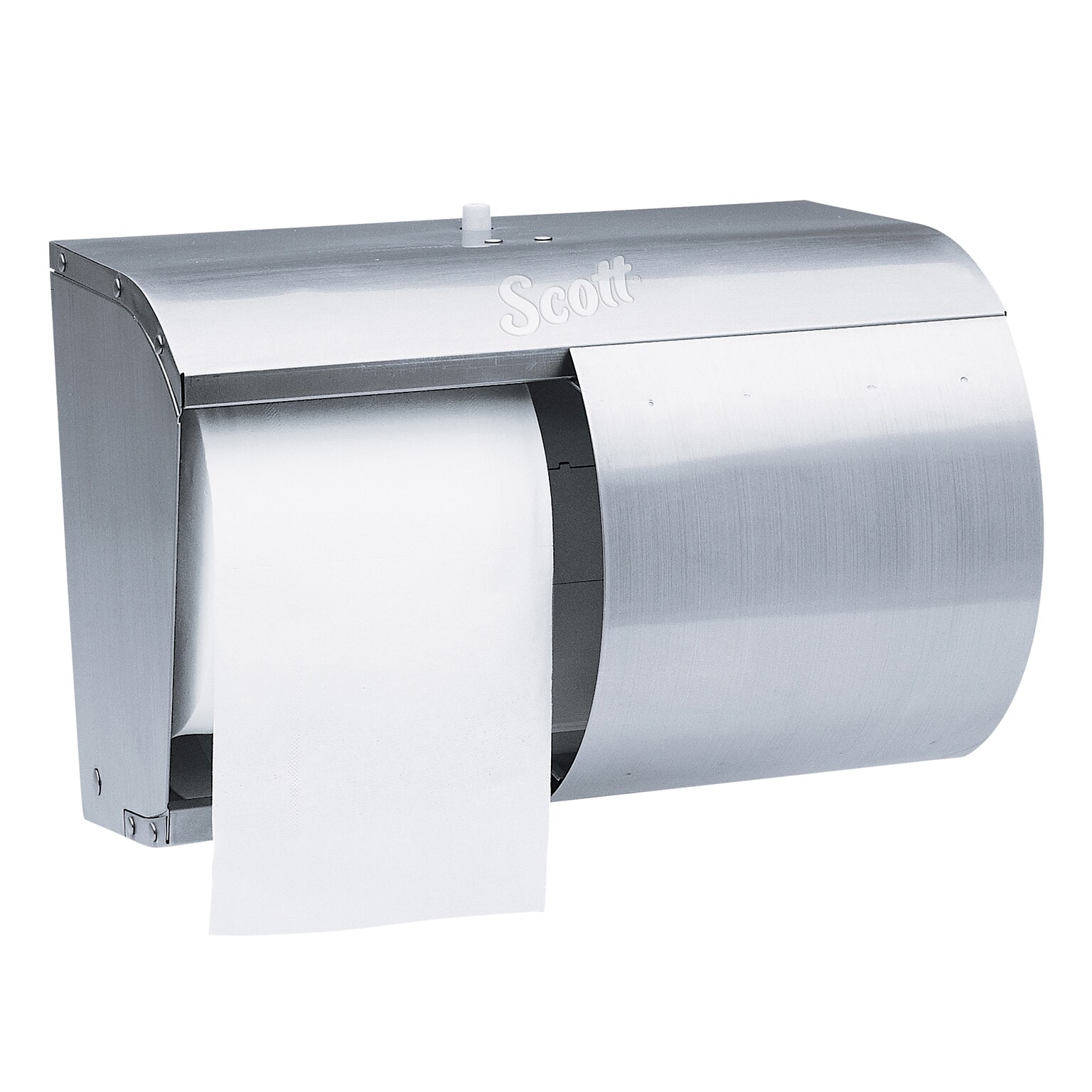 Scott Coreless Double Roll Bath Tissue Dispenser, Stainless Steel (09606)