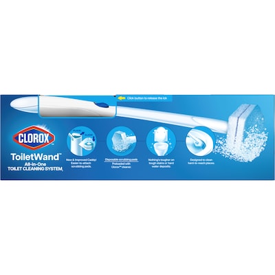 Clorox ToiletWand Disposable Toilet Cleaning System, Blue (COX03191)